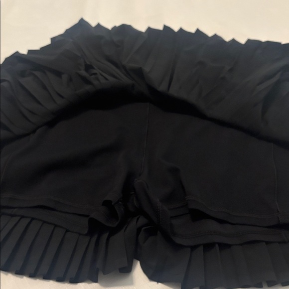Offline Aerie Black All Aces Tennis pleated Skort SZ L Activewear athleisure - Picture 8 of 13